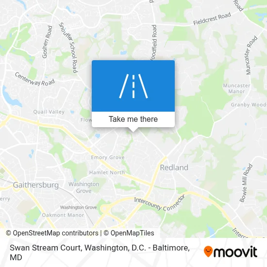 Swan Stream Court map