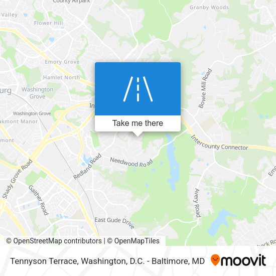 Mapa de Tennyson Terrace