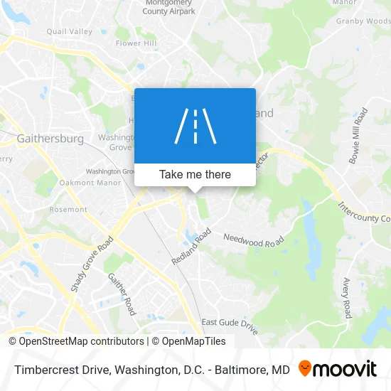 Timbercrest Drive map