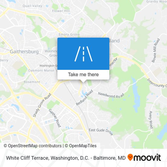 Mapa de White Cliff Terrace