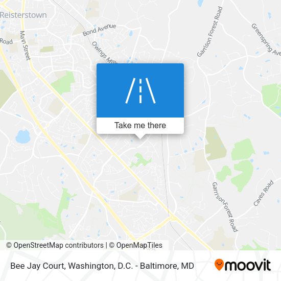 Bee Jay Court map