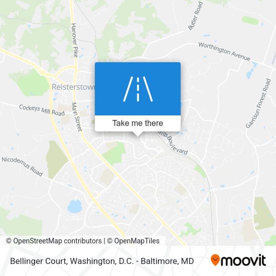 Bellinger Court map