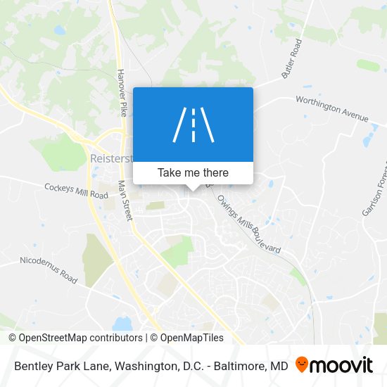 Mapa de Bentley Park Lane
