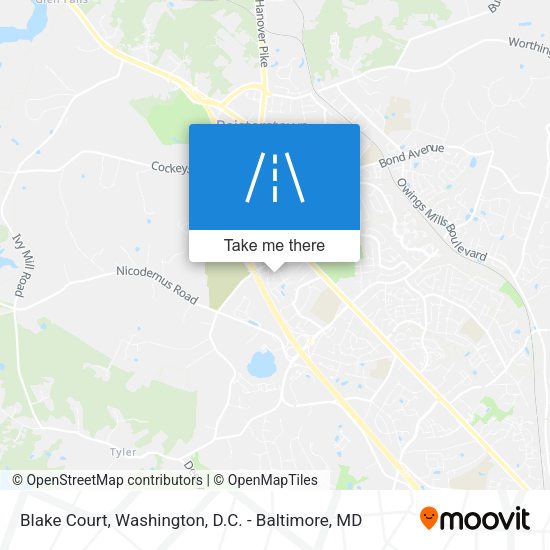 Blake Court map