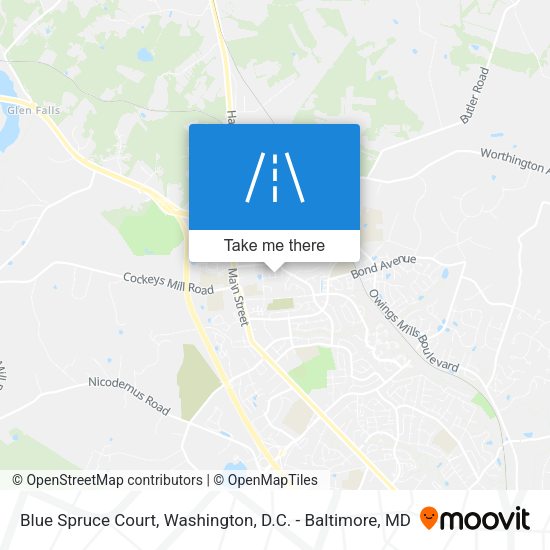 Mapa de Blue Spruce Court