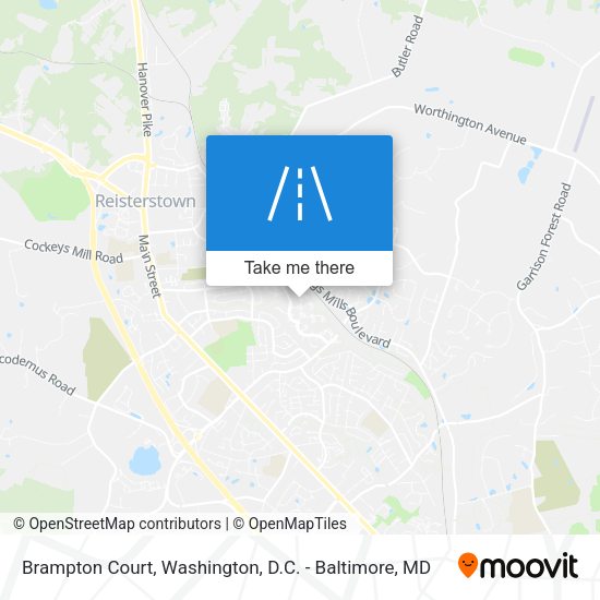 Brampton Court map
