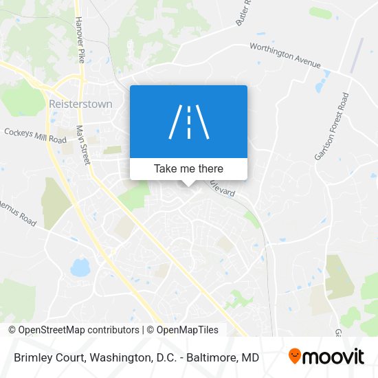Mapa de Brimley Court