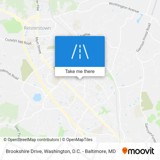 Brookshire Drive map