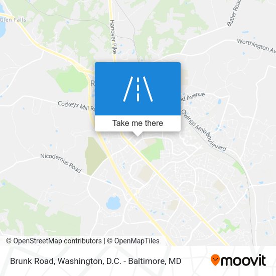 Mapa de Brunk Road