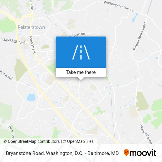 Bryanstone Road map