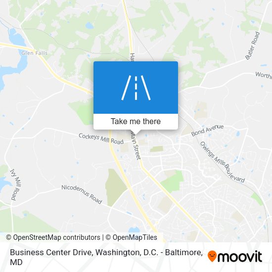 Business Center Drive map