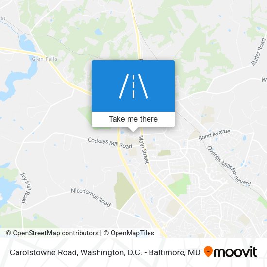 Mapa de Carolstowne Road