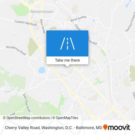 Mapa de Cherry Valley Road