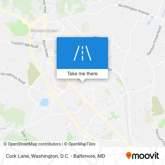Mapa de Cork Lane