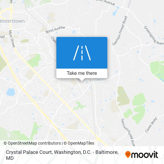 Crystal Palace Court map
