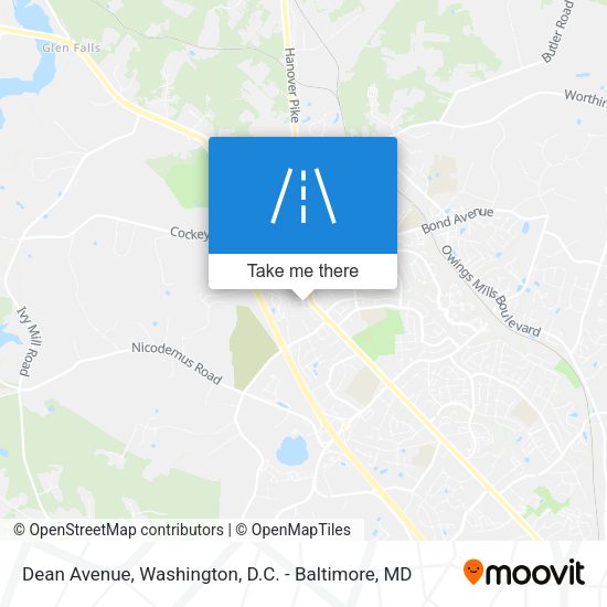 Mapa de Dean Avenue