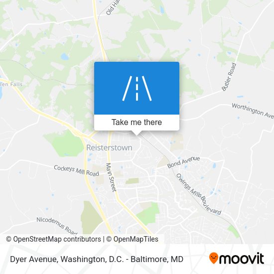 Dyer Avenue map