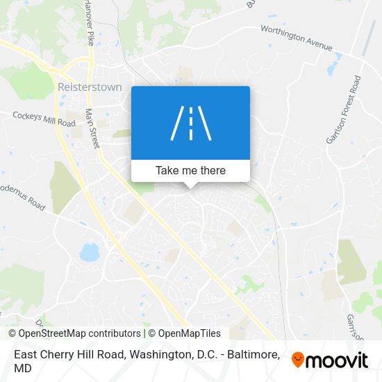Mapa de East Cherry Hill Road