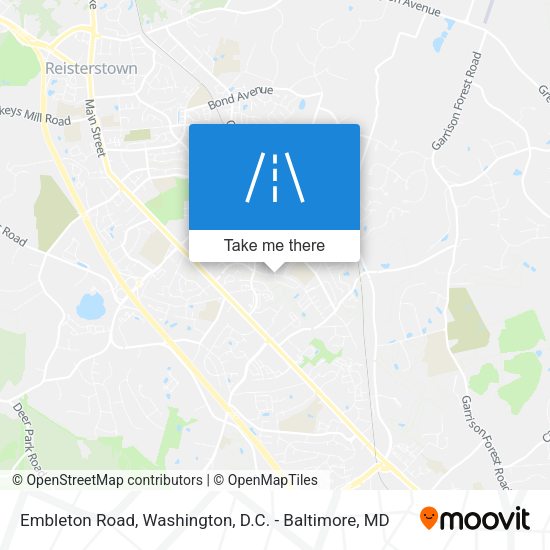 Mapa de Embleton Road