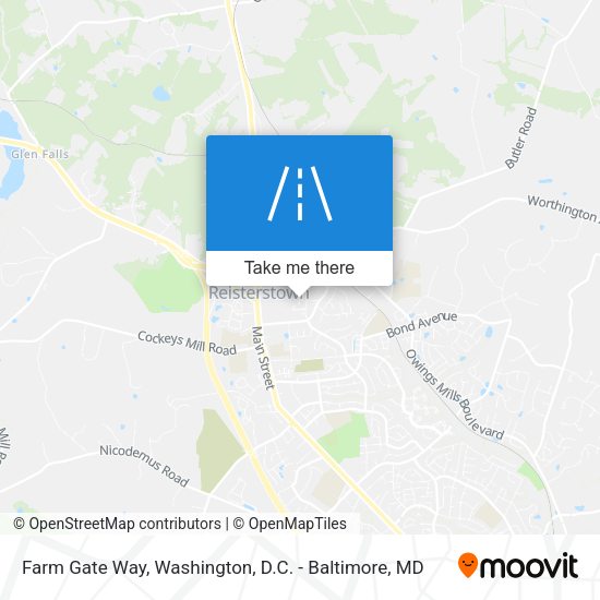 Farm Gate Way map