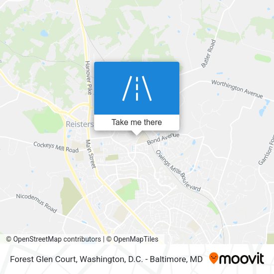 Mapa de Forest Glen Court