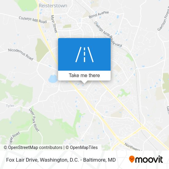 Mapa de Fox Lair Drive