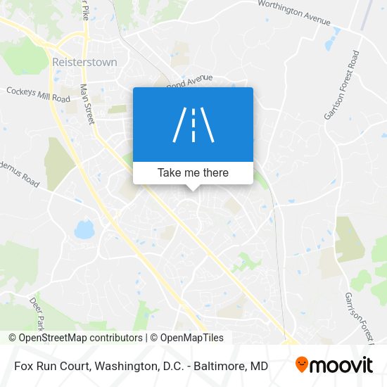 Mapa de Fox Run Court