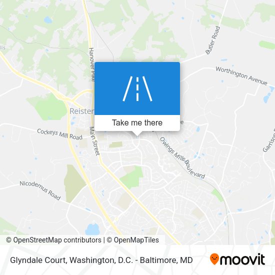 Glyndale Court map