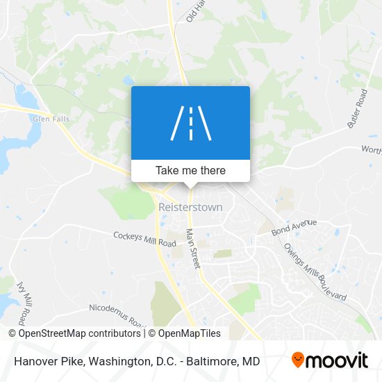 Mapa de Hanover Pike