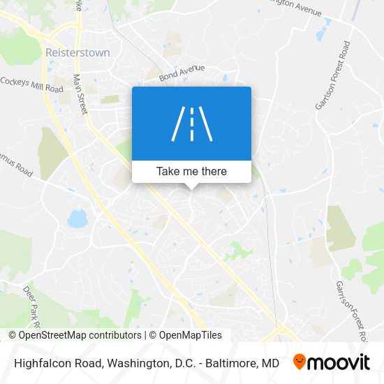 Mapa de Highfalcon Road