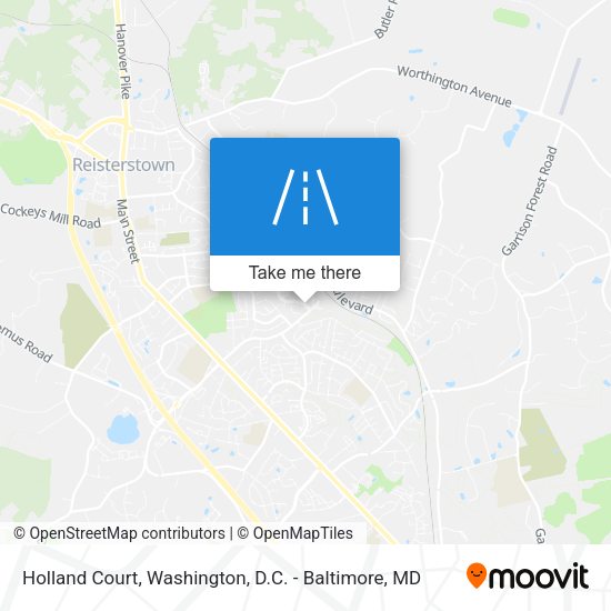 Holland Court map
