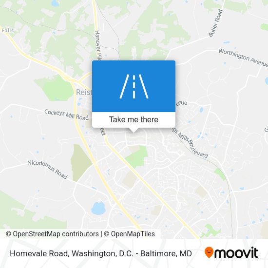 Homevale Road map