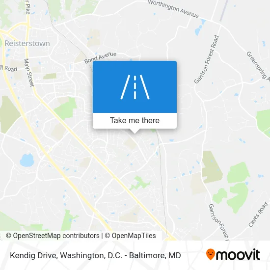 Kendig Drive map