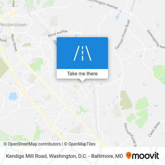 Mapa de Kendigs Mill Road