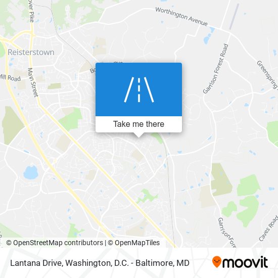 Lantana Drive map