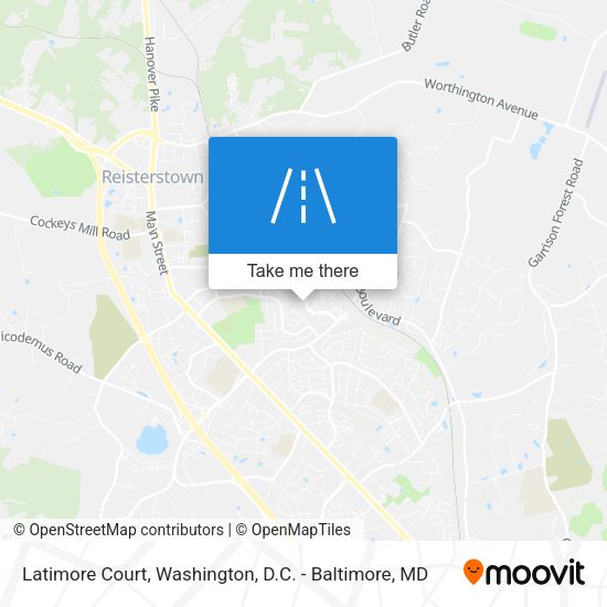 Latimore Court map