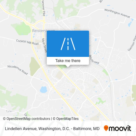 Mapa de Lindellen Avenue
