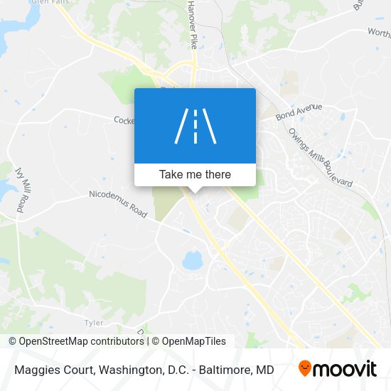 Maggies Court map