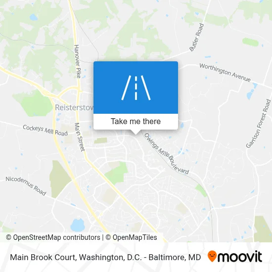 Main Brook Court map