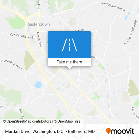Mardan Drive map