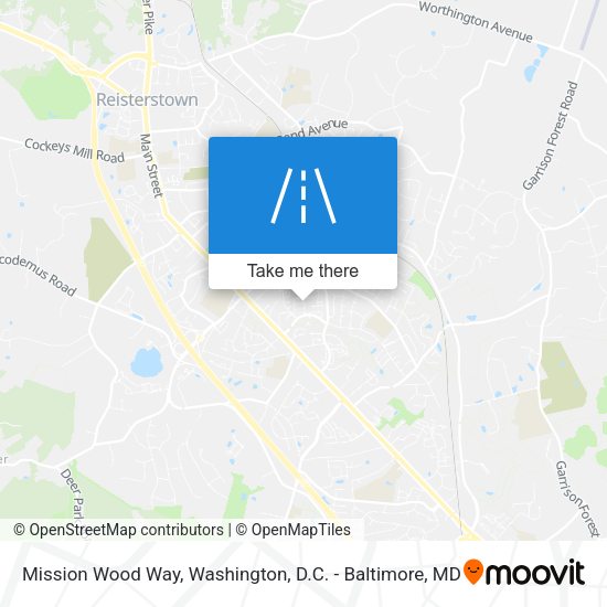 Mapa de Mission Wood Way