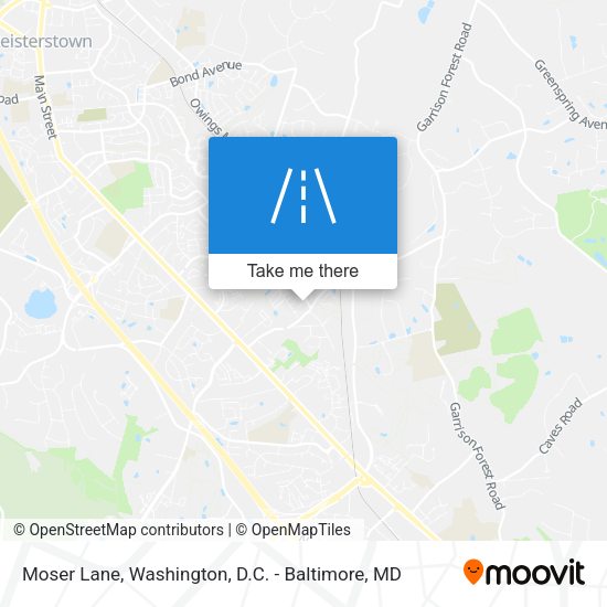 Mapa de Moser Lane