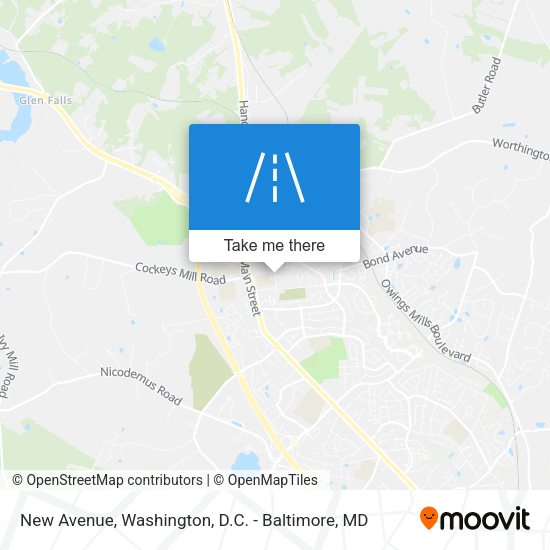 New Avenue map