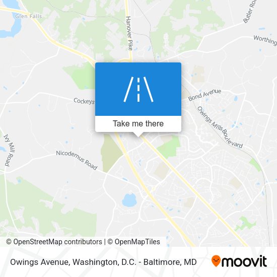 Owings Avenue map
