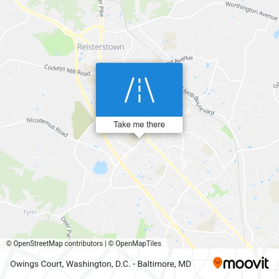 Mapa de Owings Court