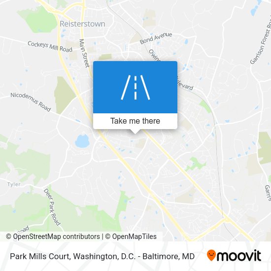 Park Mills Court map