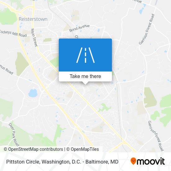 Pittston Circle map