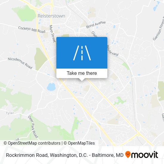 Rockrimmon Road map