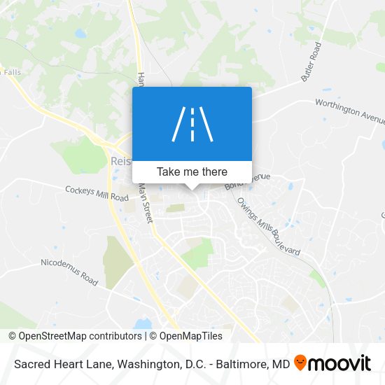 Mapa de Sacred Heart Lane