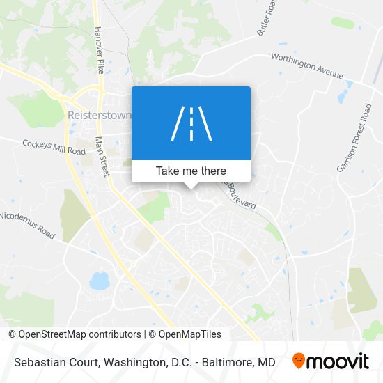 Mapa de Sebastian Court